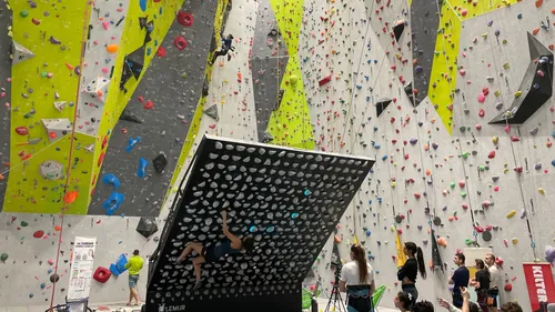 L’équipe de France d’escalade en stage à Colmar
