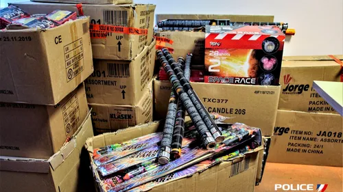 Fegersheim : la police saisit 300 kg d'artifices