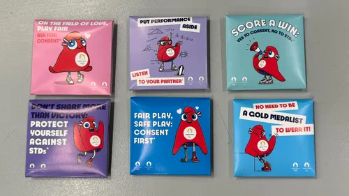 Eschau : Phicogis Europe fournit des préservatifs aux athlètes...