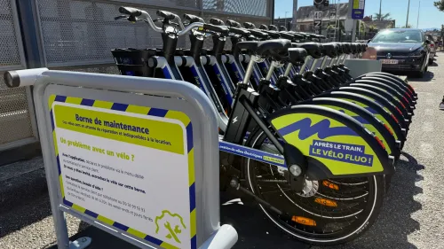 500 vélos Fluo en libre-service dans 52 gares du Grand Est
