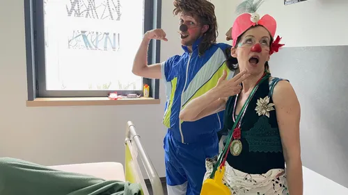 Colmar : des coeurs de clown qui redonnent le sourire