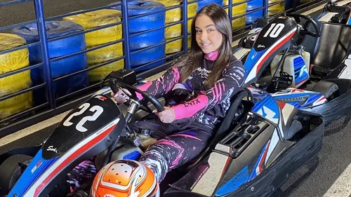 Léna Boilletot, championne de karting 