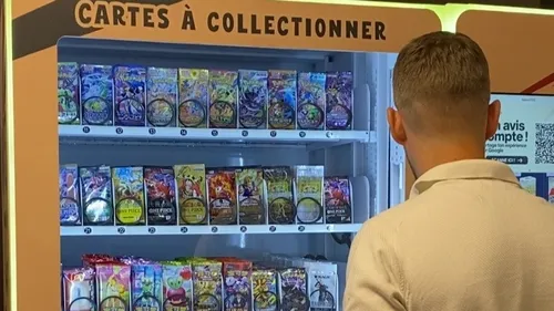 Un distributeur de cartes à collectionner à Geispolsheim