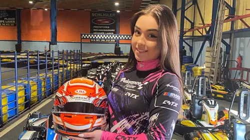 Léna, de Top Music, au championnat du monde de karting