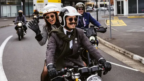 Une parade à moto caritative jusqu'à Bischheim