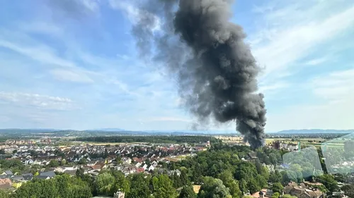 Un incendie en cours à Europa-Park