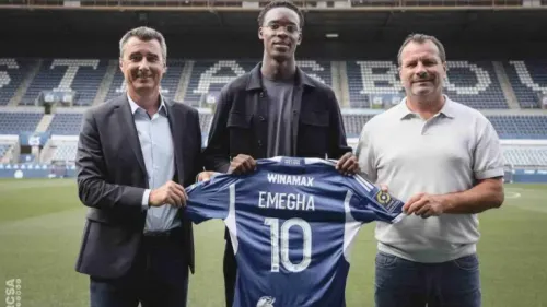 Une nouvelle recrue pour le Racing ! 