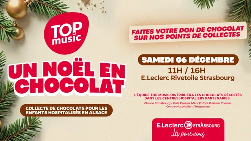 La collecte de chocolats de Top Music ! 