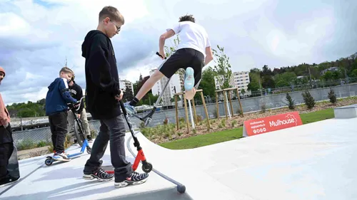 Un nouveau "street park" devant la gare de Mulhouse