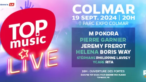 Le Top Music Live à Colmar le 19 septembre