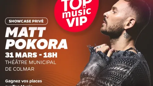 Matt Pokora en Top Music VIP
