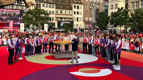 Suivez la flamme olympique en direct en Alsace