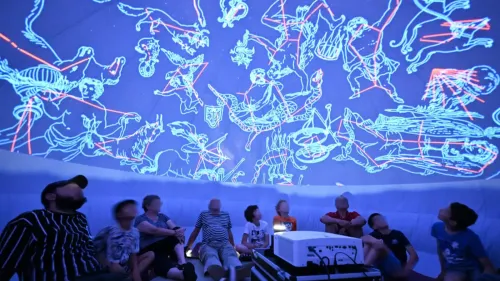 Un planétarium mobile à Mulhouse