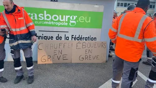 Grève reconduite des éboueurs à Strasbourg