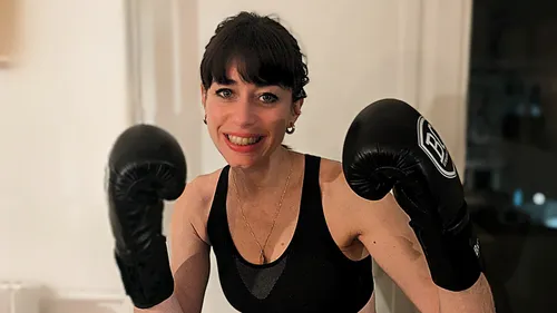 Estelle monte sur le ring