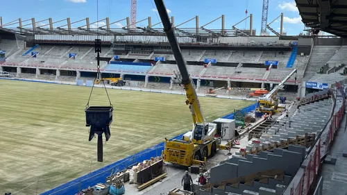 Strasbourg : les travaux s’intensifient au stade de la Meinau