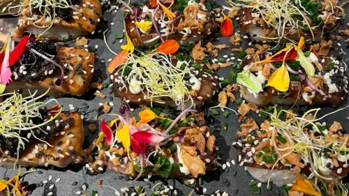 Un Colmarien, pionnier du sushi flambé