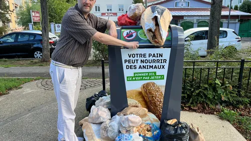 A Mulhouse, des boîtes pour recycler le pain rassis 