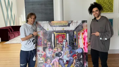 Les stars du football s'arrachent les peintures de cet artiste...