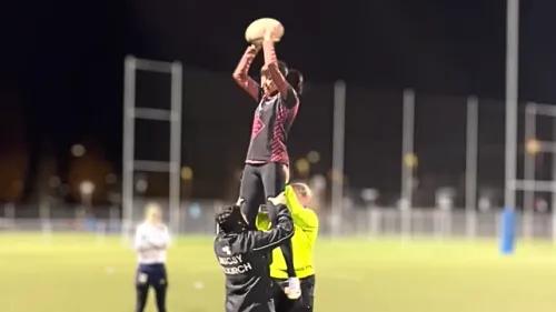 Challenge rugby pour Estelle avec les "Miss" du CRIG