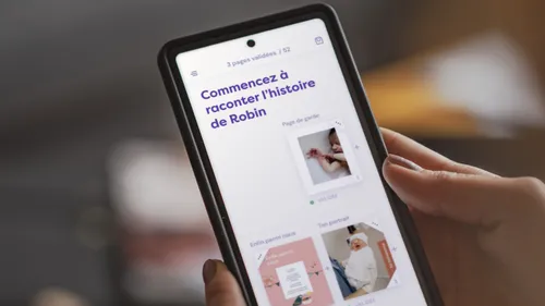 Un livre de naissance avec l’appli strasbourgeoise Chillhood