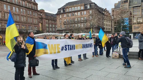 Invasion russe en Ukraine : nombreuses réactions en Alsace