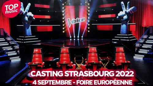 Participez au prochain casting de The Voice à Strasbourg