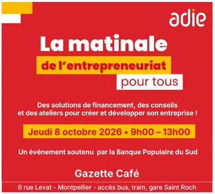 La matinale de l’entrepreneuriat pour tous à Montpellier