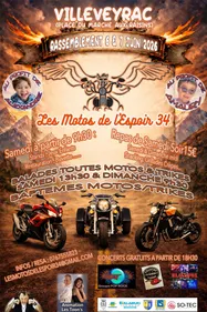 Rassemblement "Les Motos de l'Espoir 34" à  Villeveyrac le 6 et 7...