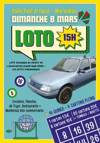 Loto solidaire au profit de l’association Les Petits Phénomènes :...