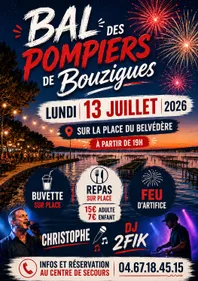 BAL DES SAPEURS POMPIERS DE BOUZIGUES