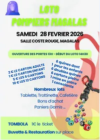 Loto des Sapeurs-Pompiers de Magalas 