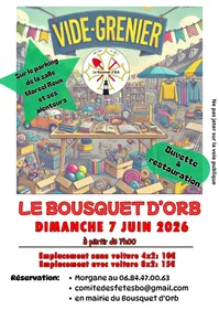 Vide Grenier du Comité des Fêtes du Bousquet d’Orb