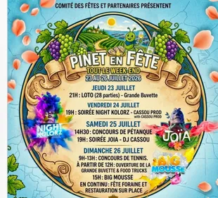 Fêtes de pinet