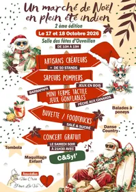 Marché de Noël en plein été indien, à la salle des fêtes d'Ouveillan