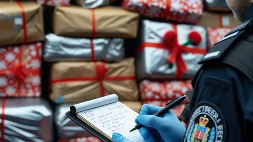 PO : le coup de main des gendarmes au Père Noël