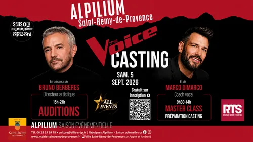 Casting « The Voice » à Saint-Rémy-de-Provence : ce qui vous attend...