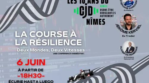 Jérôme Kerviel et la résilience pour les 10 ans du CJD Nîmes