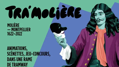 Montpellier : une rame du tramway de la ligne 1 aux couleurs de...