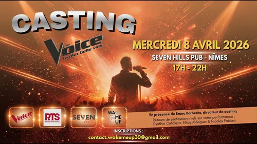  Inscrivez-vous pour le prochain casting The Voice à Nîmes !