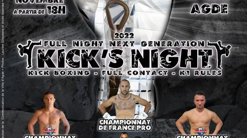 Agde : la 14e édition de la Kick’s Night débarque samedi au palais...