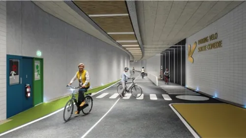 Montpellier : J‑10 avant l’ouverture du tunnel à vélo sous la Comédie