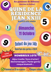 Sébazac (12) : QUINE DE LA RESIDENCE JEAN XXIII