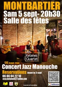 Montbartier (82) : Am Ketenes Quartet en concert