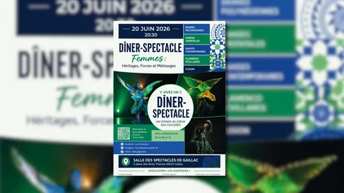 GAILLAC (81) : Soirée diner-spectacle orientale