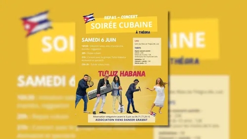 Thégra (46) : Repas-concert cubain 