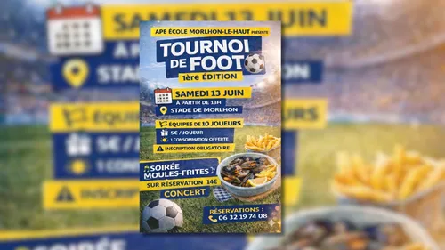 Morlhon le haut (12) : Tournoi de foot et soirée moules frites...