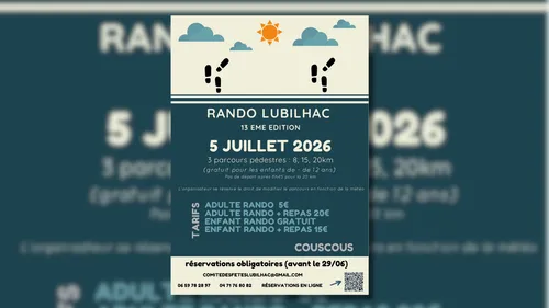 Lubilhac (43) : Randonnée pédestre 