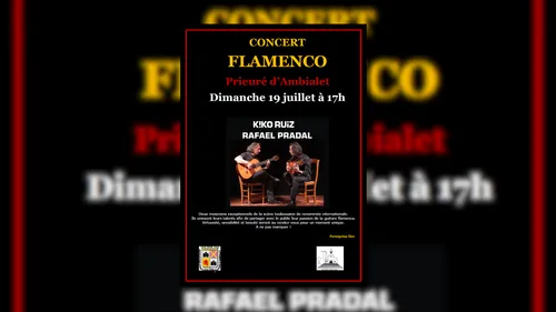 Ambialet (81) : Concert flamenco Prieuré d'Ambialet - 19 juillet...