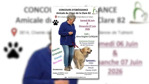 St Etienne de Tulmont  (82) : Concours d'Obéissance canin 